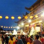 Maha Vihara Maitreya dan Kolam Bangau Cemara Asri
